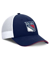 Fanatics Men's Navy New York Rangers Authentic Pro Alternate Jersey Trucker Adjustable Hat