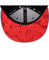 Lids Men's Black Superman Comic Undervisor Fitted Hat
