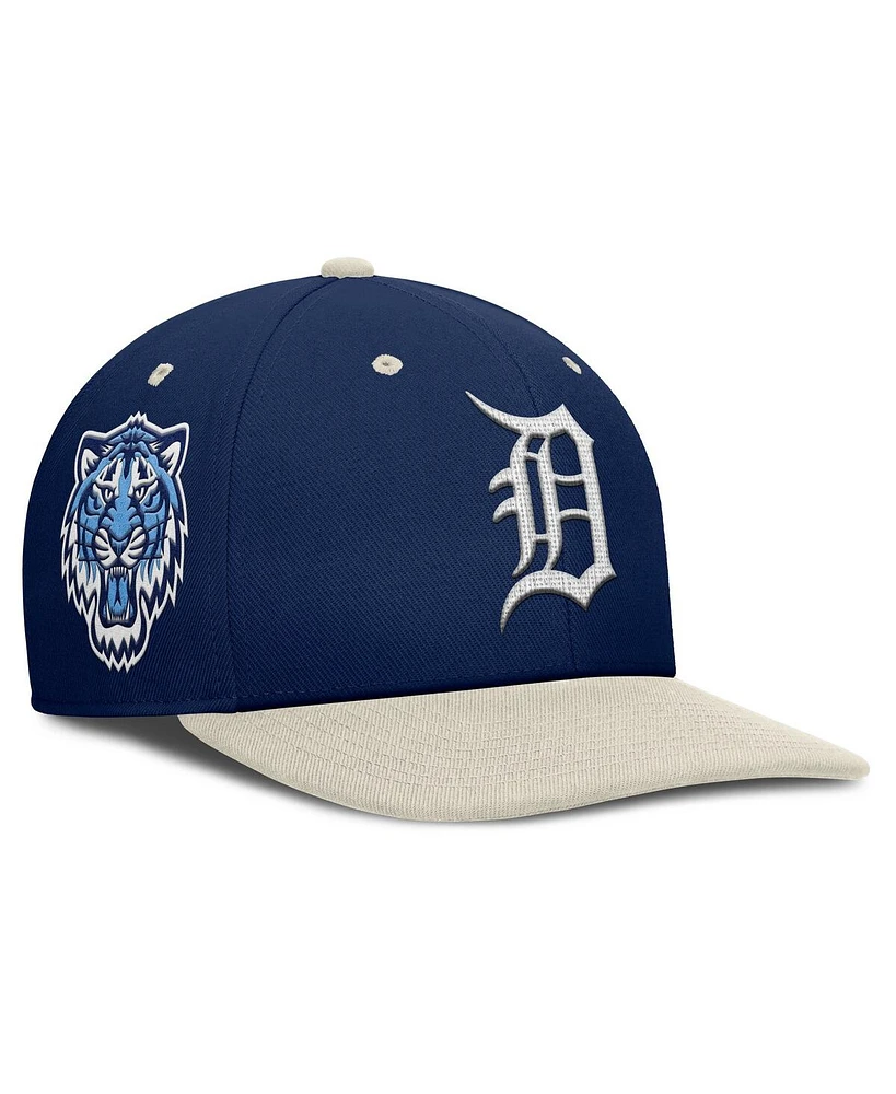 Nike Men's Navy/Cream Detroit Tigers Pro Performance Snapback Hat