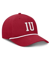 Fanatics Men's Crimson Indiana Hoosiers Foul Ball Rope Adjustable Hat