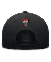 Fanatics Men's Black Texas Tech Red Raiders Foul Ball Rope Adjustable Hat