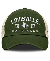 Fanatics Men's Olive Louisville Cardinals Oht Military Appreciation Frontier Trucker Adjustable Hat