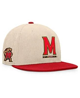 Fanatics Men's Tan Maryland Terrapins Catcher Snapback Hat