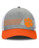 Fanatics Men's Heather Gray/Orange Clemson Tigers Profile Trucker Adjustable Hat