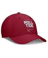 Nike Men's Crimson Alabama Tide Local Swoosh Flex Hat