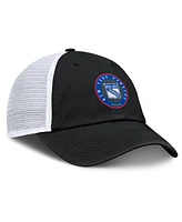 Fanatics Men's Black/Gray New York Rangers Averie Trucker Adjustable Hat