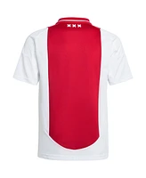 Adidas Big Boys and Girls White Ajax 2024/25 Home Replica Jersey