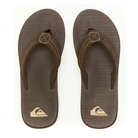 Quiksilver Men's Carver Suede Flip Flops