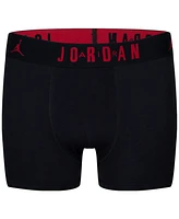 Jordan Big Boys Flight Dri-Fit Cotton Core Boxer Briefs, Pack of 3