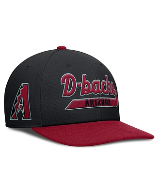 Nike Men's Black/Red Arizona Diamondbacks Pro Performance Snapback Hat