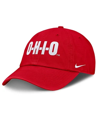 Nike Men's and Women's Scarlet Ohio State Buckeyes Local Club Adjustable Hat