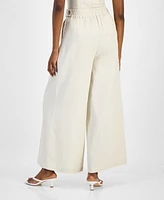 Bar Iii Women's Wide-Leg High-Rise Pants, Exclusively at Macy's