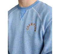 Champion Men's Raglan Crewneck Logo Sweatshirt