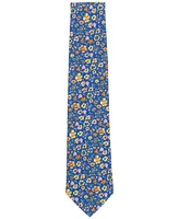 Men's Classic Floral Print Silk Tie