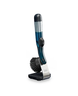 Joseph Joseph SinkTech 2-Piece Soap-dispensing Dish Brush with Storage Stand