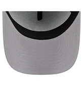New Era Men's Gray Oakland Raiders Gridiron Classics A-Frame 9FORTY Adjustable Hat