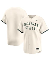 Nike Men's Natural Michigan State Spartans College Limited Baseball Jersey