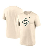 Nike Men's Cream Michigan State Spartans Legend Baseball Icon Performance T-Shirt