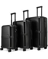 Elle Expedition 3-Piece Expandable Retro Spinner Luggage Set