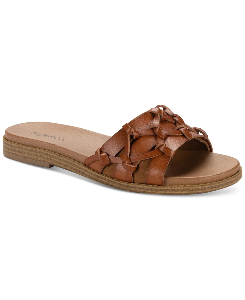 Style & Co Women's Micahh Flat Sandals, Exclusively at Macy's