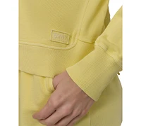 Dkny Sport Women's Cotton Embroidered Logo Pullover Hoodie