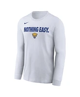 Nike Men's White Pitt Panthers 2025 On-Court Bench Long Sleeve T-Shirt