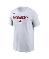 Nike Men's White Alabama Crimson Tide 2025 On-Court Bench T-Shirt