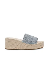 Anne Klein Women's Cruz Platform Espadrille Wedge Sandals
