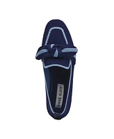 Anne Klein Women's Tanya Bow Knit Slip On Loafers
