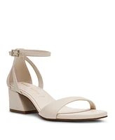 Anne Klein Women's Mia Ankle Strap Block Heel Dress Sandals