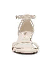 Anne Klein Women's Mia Ankle Strap Block Heel Dress Sandals