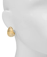 Patricia Nash Gold-Tone Scallop J Hoop Earrings