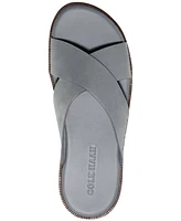 Cole Haan Men's Nantucket Cross Strap Slip-On Slide Sandals