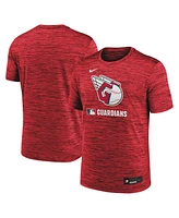 Nike Men's Red Cleveland Guardians Authentic Collection Velocity Performance Practice T-Shirt