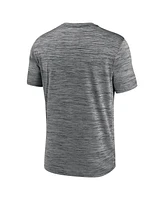 Nike Men's Anthracite Atlanta Braves Authentic Collection Velocity Performance Practice T-Shirt