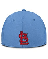 Nike Men's Light Blue/Red St. Louis Cardinals Rise Swoosh Performance Flex Hat
