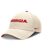 Nike Men's Natural Georgia Bulldogs Primetime Rise Adjustable Hat