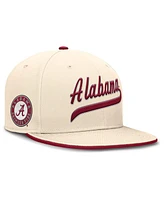 Nike Men's Natural Alabama Crimson Tide Primetime True Performance Fitted Hat