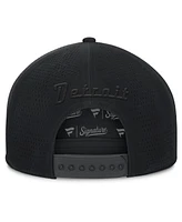 Fanatics Men's Black Detroit Red Wings Front Office Adjustable Hat