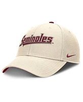 Nike Men's Natural Florida State Seminoles Primetime Rise Adjustable Hat