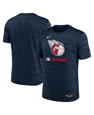 Nike Men's Navy Cleveland Guardians Authentic Collection Velocity Performance Practice T-Shirt