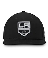 Fanatics Men's Black Los Angeles Kings Core Fitted Hat