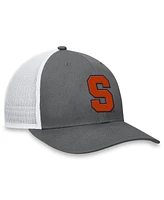 Top of the World Men's Gray/White Syracuse Orange Victory Baseline Trucker Adjustable Hat