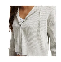 Cotton On Women's Zip It Good Hood Knit Cardigan