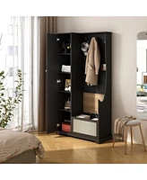Mondawe 1 Door Closet, Suitable for Living Room, Entryway, Bedroom
