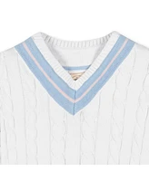 Hope & Henry Men's Organic V-Neck Cricket Sweater
