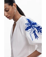 Desigual Women's Peasant blouse