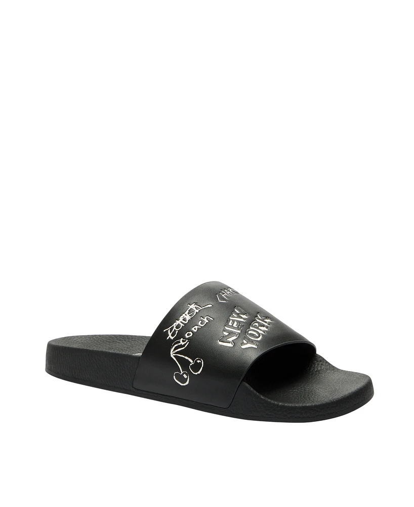 Coach Men's Sketch Print Slide