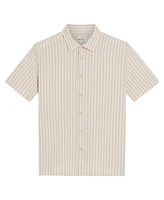 Ben Sherman Men's Seersucker Stripe Short Sleeve Shirt