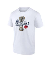 Fanatics Men's White Canada 2025 4 Nations Face-Off Champions T-Shirt